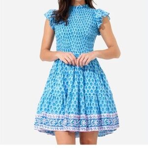 NWT Oliphant Smocked Flirty Short Dress